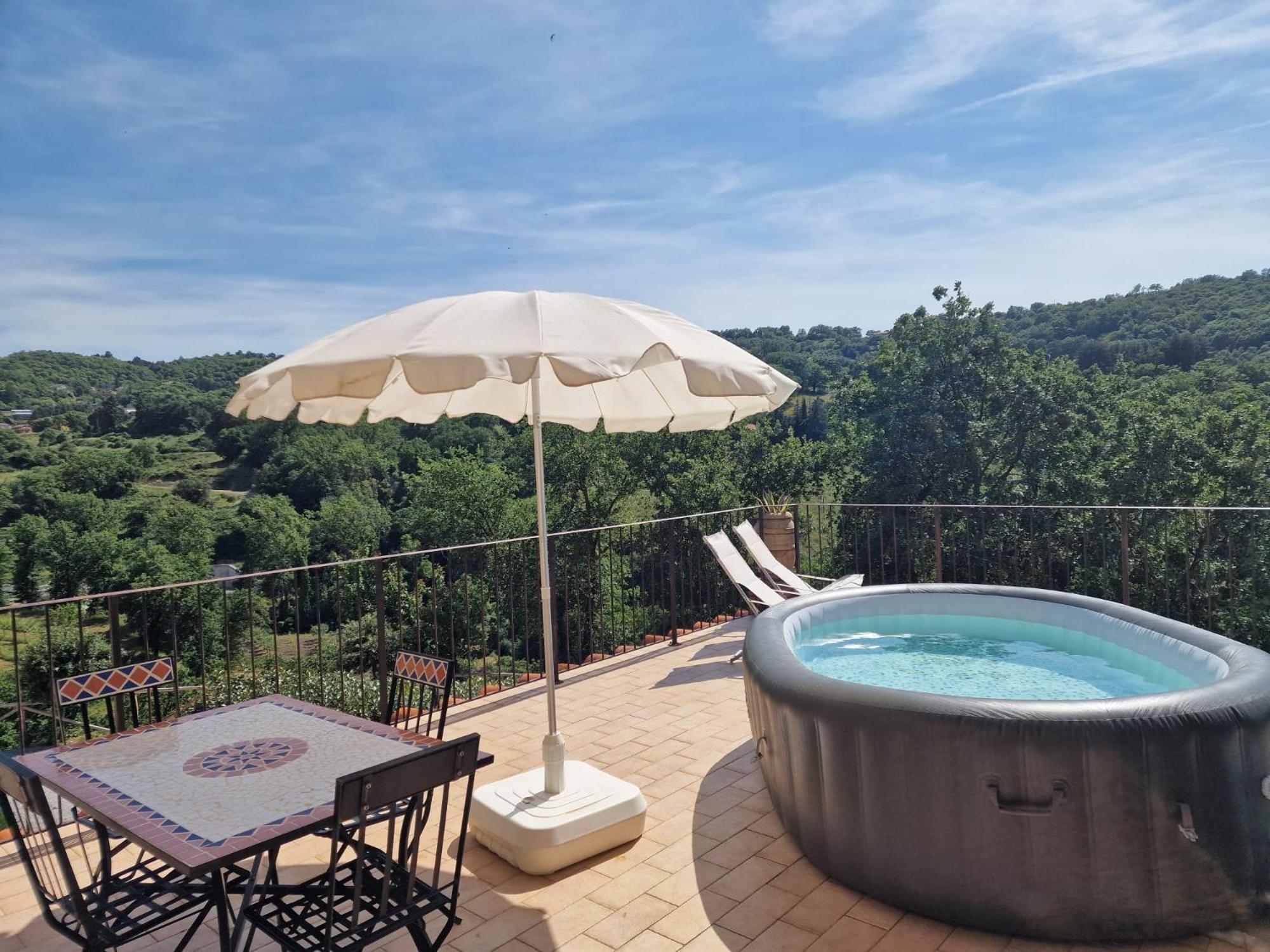 Agriturismo Castello Delle Fornaci - Private Jacuzzi Arcidosso Exterior foto